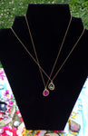 Swarovski Crystal Pendant Gold Necklaces