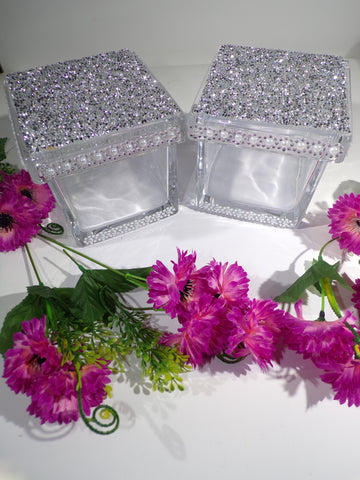 Crystal Top Glass Box