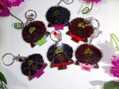 Black Girl Magic Keychains