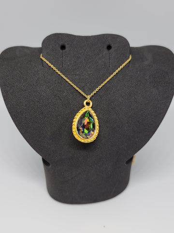 Swarovski Crystal Pendant Gold Necklaces